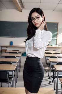 她行走于黑暗中
